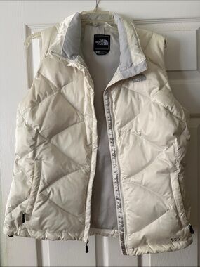 The North Face Women's Cream Quilted Down Vest